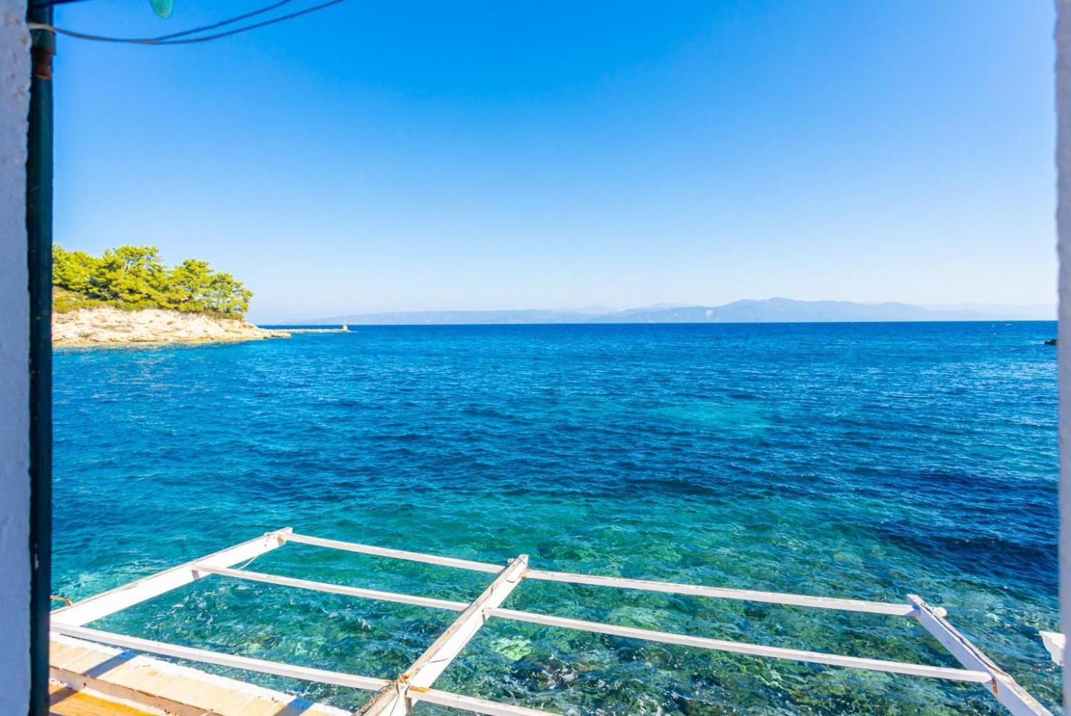 Apartmán Spiros Jetty House Longós Exteriér fotografie